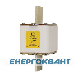 Запобіжник ETI 004110458 NH-3 gPV 250 A тисячі V DC (L / R = 1ms 10kA)