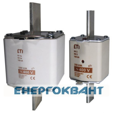 Запобіжник ETI 004114402 NV-NH 2 / gTr 144A (100kVA) 400V