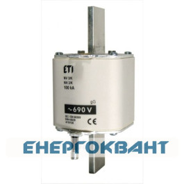 Запобіжник з ударної голкою ETI 004115125 NH-3 K / gG 500 A KOMBI 690V