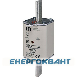Запобіжник ETI 004184217 NH-1 / gG 200A 500V KOMBI