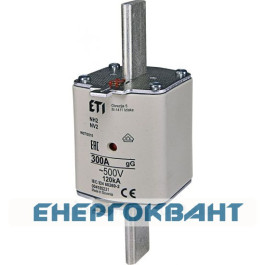 Запобіжник ETI 004185221 NH-2 / gG 300A 500V KOMBI