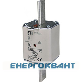 Запобіжник ETI 004185223 NH-2 / gG 355A 500V KOMBI