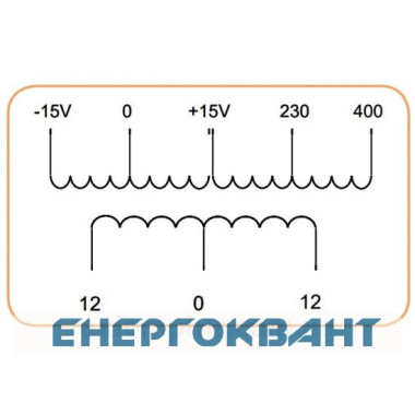 Трансформатор напруги ETI 003801346 TRANSF EURO 1F 0-24V 300VA