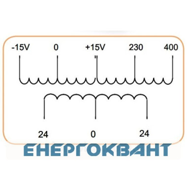 Трансформатор напруги ETI 003801366 TRANSF EURO 1F 0-48V 300VA Трансформатор напруги ETI 003801366 TRANSF EURO 1F 0-48V 300VA