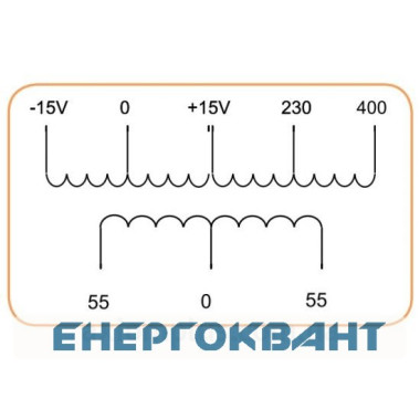 Трансформатор напруги ETI 003801390 TRANSF EURO 1F 0-115V 1600VA Трансформатор напруги ETI 003801390 TRANSF EURO 1F 0-115V 1600VA