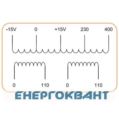 Трансформатор напруги ETI 003801849 TRANSF EURO 1F IP20 110-220V250VA FP