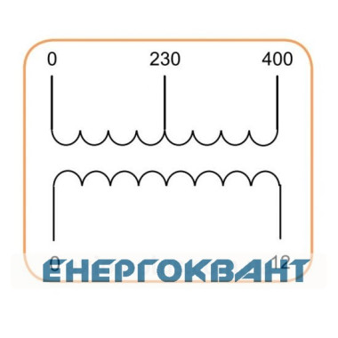 Трансформатор напруги ETI 003801860 TRANSF 1f IP20 12V 300VA