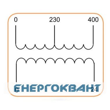 Трансформатор напруги ETI 003801870 TRANSF 1f IP20 24V 300VA