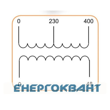 Трансформатор напруги ETI 003801879 TRANSF 1f IP20 48V 250VA