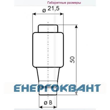 Запобіжник ETI 004322001 DIIUQ2A / 500V gR (50 kA)