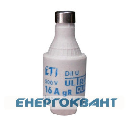 Запобіжник ETI 004322002 DIIUQ4A / 500V gR (50 kA)
