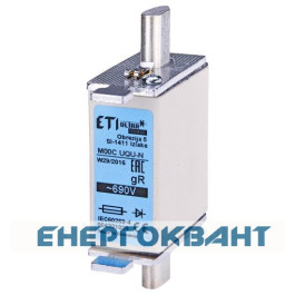 Запобіжник ETI 004331028 M000UQU-N / 100A / 690V gR (200 kA)