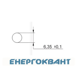 Міні-запобіжник ETI 006710070 CH 6.3x32 F 630mA 250V