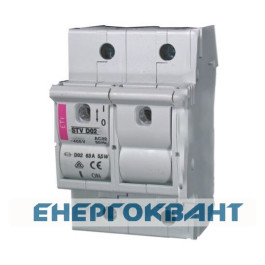 Роз'єднувач запобіжник ETI 002271002 STV D02 63A 1 + N
