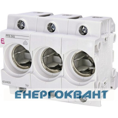 Тримач запобіжника ETI 002510023 PFB D02 3p (63А E18)