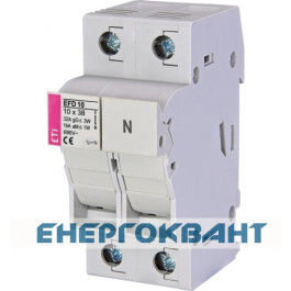 Роз'єднувач запобіжник ETI 002540002 EFD 10 1p + N