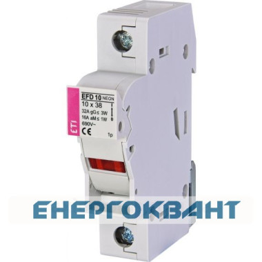 Роз'єднувач запобіжник ETI 002540021 EFD 10 NEON 1p