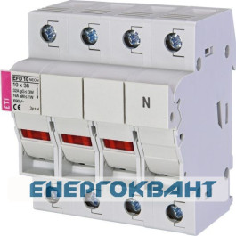 Роз'єднувач запобіжник ETI 002540025 EFD 10 NEON 3p + N