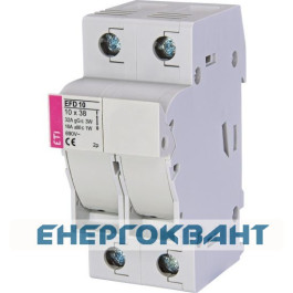 Роз'єднувач запобіжник ETI 002540313 EFD 10 2p з адаптером