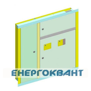 Цельнокорпусная вбудовується поверховий щит Білмакс Б00030148 ЩЕ-2ст 01 (дзеркальний)
