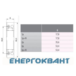 Роз'єднувач запобіжник ETI 002550003 PCF 10 2P 690V