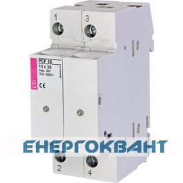 Роз'єднувач запобіжник ETI 002550013 PCF 10 2P 690V