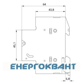 Роз'єднувач запобіжник ETI 002550014 PCF 10 3P 690V