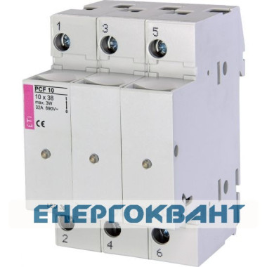Роз'єднувач запобіжник ETI 002550014 PCF 10 3P 690V