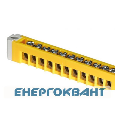 Шина заземлення ETI 1101284 ERP-PE2 (для ERP «PE» 24М (жовта)