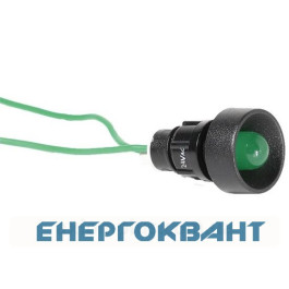 Сигнальна лампа ETI 004770807 LS 10 G 24 10мм 24V AC (зелена)