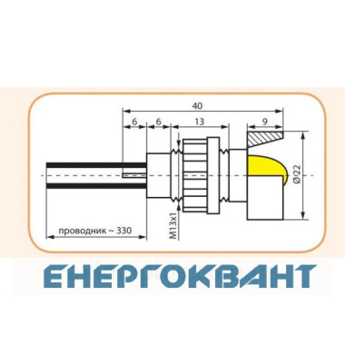 Сигнальна лампа ETI 004770808 LS 10 R 24 10мм 24V AC (червона) Сигнальна лампа ETI 004770808 LS 10 R 24 10мм 24V AC (червона)