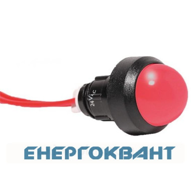 Сигнальна лампа ETI 004770814 LS 20 R 24 20мм 24V AC (червона) Сигнальна лампа ETI 004770814 LS 20 R 24 20мм 24V AC (червона)