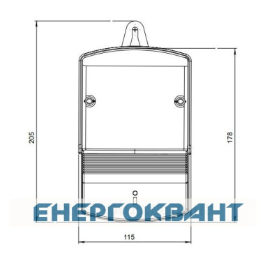 Електролічильник Nik 2102-02.M2 (5-60) А 220В Електролічильник Nik 2102-02.M2 (5-60) А 220В