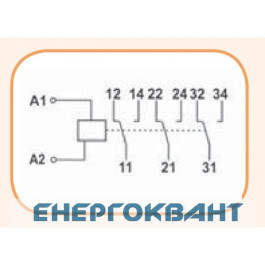 Проміжне реле ETI 002471204 VS308K 24 / 230V (3x8A AC1)
