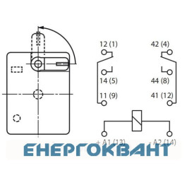 Електромеханічне реле ETI 002473001 ERM2-024DCL 2p