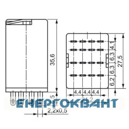 Електромеханічне реле ETI 002473010 ERM4-230AC 4p