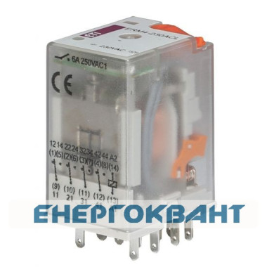 Електромеханічне реле ETI 002473011 ERM4-230ACL 4p Електромеханічне реле ETI 002473011 ERM4-230ACL 4p