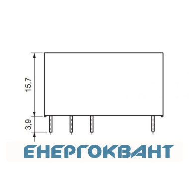 Мініатюрне електромеханічне реле ETI 002473032 MER2-024 DC 2p