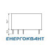 Мініатюрне електромеханічне реле ETI 002473032 MER2-024 DC 2p