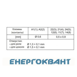 Мініатюрне електромеханічне реле ETI 002473032 MER2-024 DC 2p