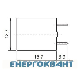 Мініатюрне електромеханічне реле ETI 002473034 MER2-230 AC 2p