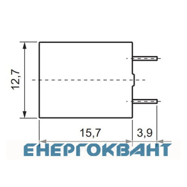 Мініатюрне електромеханічне реле ETI 002473034 MER2-230 AC 2p Мініатюрне електромеханічне реле ETI 002473034 MER2-230 AC 2p