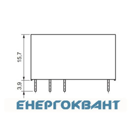 Електромеханічне реле ETI 002473045 MER1-024DC (1x16A 250VAC)