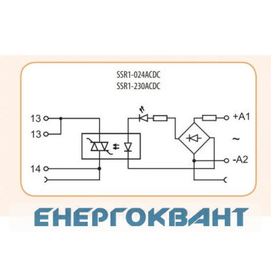 Тиристорне частиною інтерфейсу реле ETI 002473050 SSR1-024 ACDC 1NO 1.2A AC1 400V AC) Тиристорне частиною інтерфейсу реле ETI 002473050 SSR1-024 ACDC 1NO 1.2A AC1 400V AC)