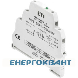 Електромеханічне частиною інтерфейсу реле ETI 002473052 SER1-024 ACDC 1CO 6A AC1 250V AC)