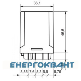 Електромеханічне реле ETI 002473060 RERM3-230AC 3p (16A AC1 250V AC)