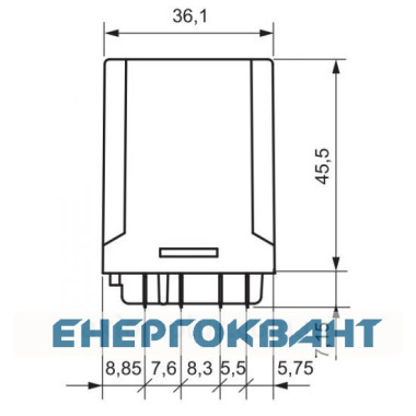 Електромеханічне реле ETI 002473060 RERM3-230AC 3p (16A AC1 250V AC) Електромеханічне реле ETI 002473060 RERM3-230AC 3p (16A AC1 250V AC)