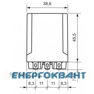 Електромеханічне реле ETI 002473061 RERM3-230ACL 3p (16A AC1 250V AC) Електромеханічне реле ETI 002473061 RERM3-230ACL 3p (16A AC1 250V AC)