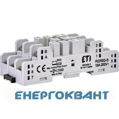 Цоколь ETI 002473064 RERB3-S (для RERM3)