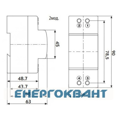 Дзвінковий трасформатор ETI 002411005 8 VA Zt 8/8 Дзвінковий трасформатор ETI 002411005 8 VA Zt 8/8